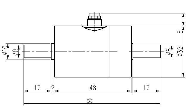 HDN-12扭矩傳感器尺寸圖